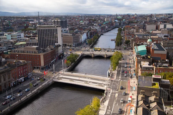 Skyline von Dublin City — Stockfoto