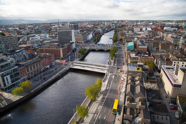 Dublin şehir manzarası — Stok fotoğraf