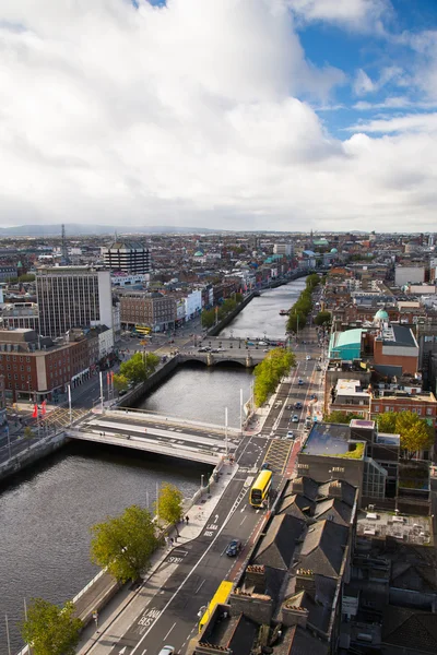 Skyline von Dublin City — Stockfoto