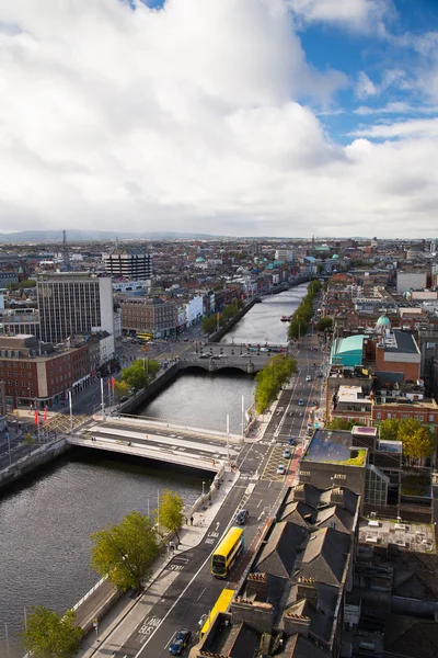 Dublin şehir manzarası — Stok fotoğraf