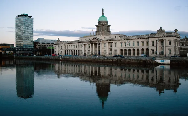 Skyline von Dublin City — Stockfoto