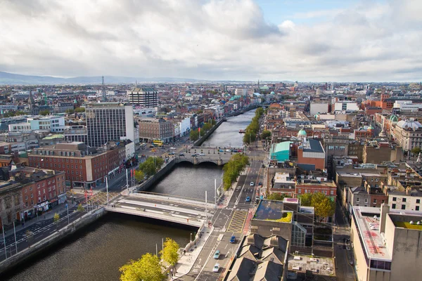 Panoramę miasta Dublin — Zdjęcie stockowe