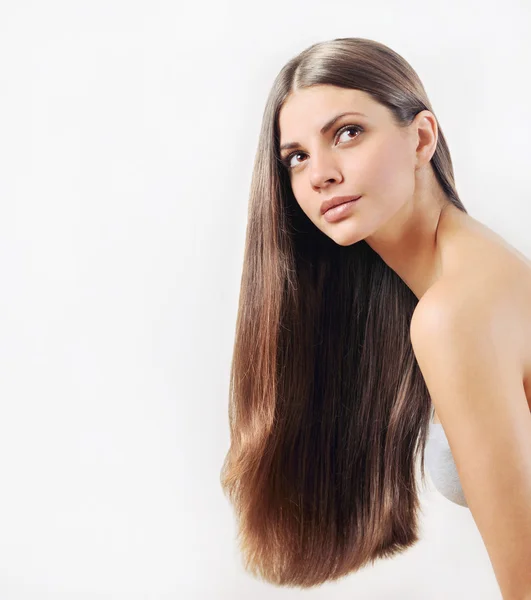 saf deri ve güçlü sağlıklı bri çekici güzel kadın