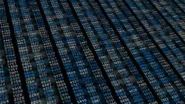 Numéros de flux de données à l'écran 