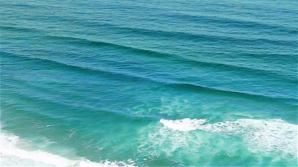 Blue waves Atlantic Ocean Portugal — Stock Video