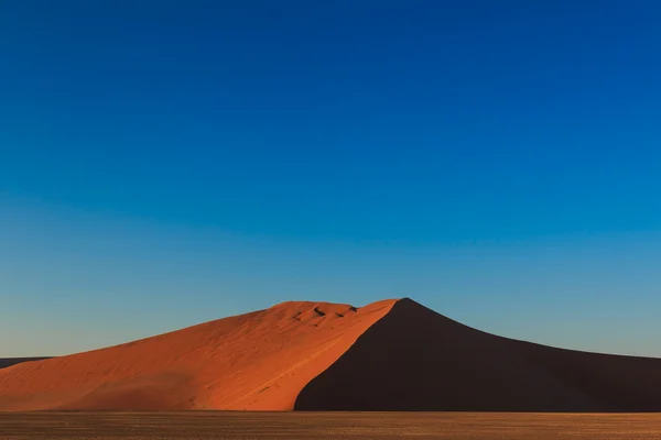 Big red sand dune sunrise magic Sossusvlei — Stock Photo, Image