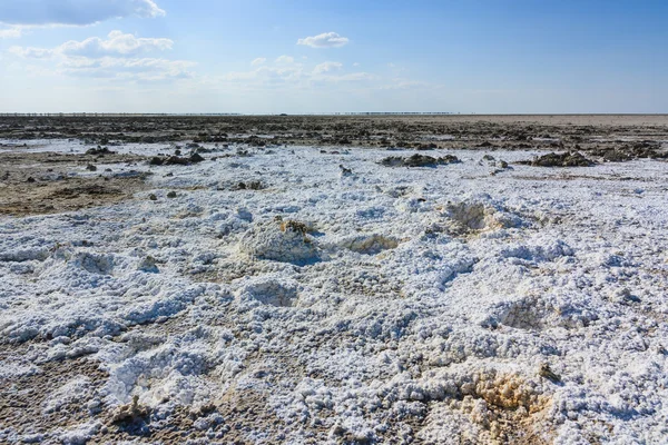 Loputon suolapannu Botswana, Kubu Island, Afrikka — kuvapankkivalokuva