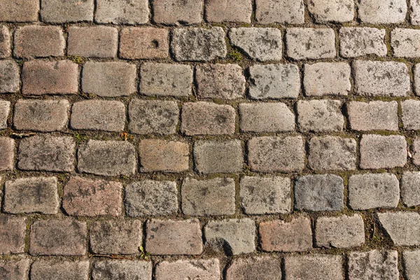 Alte gepflasterte Straße Hintergrund — Stockfoto