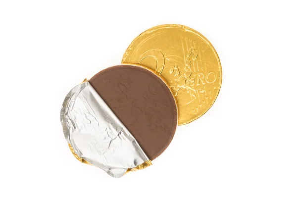 Sahte iki euro para çikolata