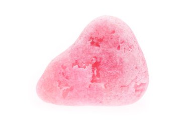 İzole kaba pembe gül kuvars noktalar