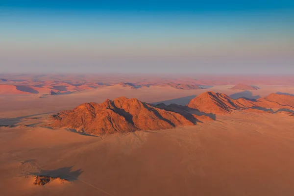 Aerial view of mountains sanddunes Sosusvlei — Stock Photo, Image