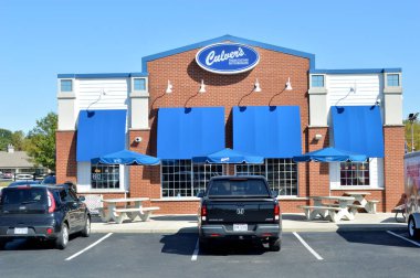 Columbus, Ohio-ABD 13 Ekim 2019 Culver 'ın Donmuş Yoğurt Kafesi.