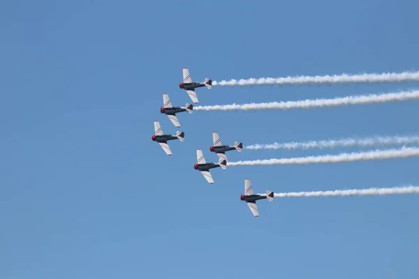 Cleveland Usa Augustus 2019 Cleveland National Air Show Met Het — Stockfoto