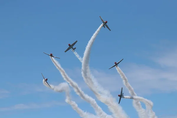 Cleveland Usa Agosto 2019 Cleveland National Air Show Con Equipo —  Fotos de Stock