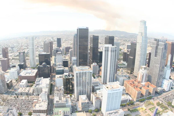 Los Angeles Usa March 2011 Ariel View Downtown Los Angeles — Stock Photo, Image