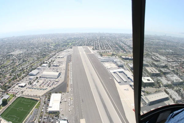 Santa Monica Usa March 2011 Ariel View Santa Monica Runway — Stock Photo, Image