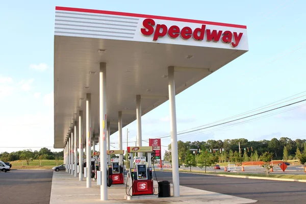 Cartersville Травня 2020 Насоси Станції Speedway Gas — стокове фото