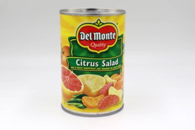 Columbus Ohio 5 Aralık 2020 Del Monte Citrus Salatası