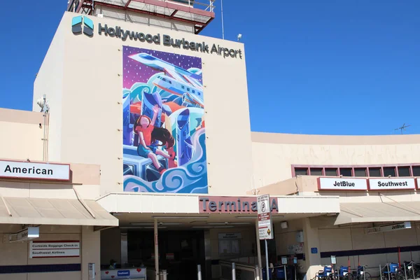 Burbank, CA 20 Ekim 2020 Hollywood Burbank Havaalanı