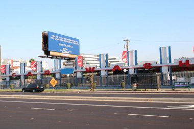 Venice California 29 Ekim 2020 Retro Drive Thru Oto Yıkama.