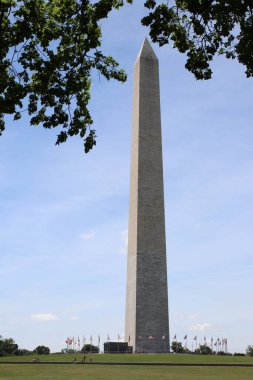 Washington, DC / USA 8 Mart 2019: Washington Monument Washington, DC, ABD.