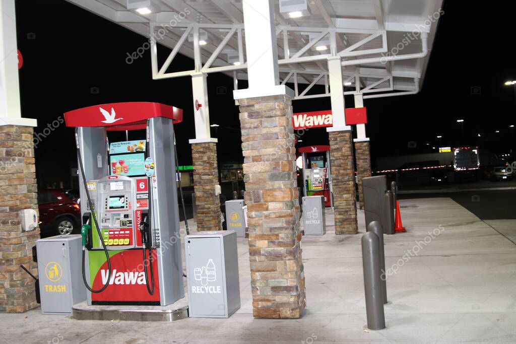 Washington DC June 25, 2021 Wawa Gas Station Terminals