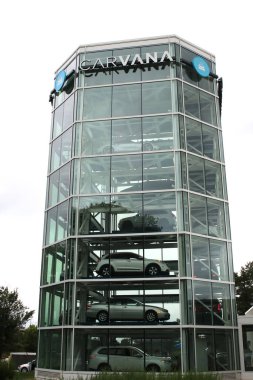 Gaithersburg MD, 26 Haziran 2021 Carvana Oto galerisi