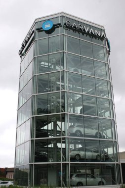 Gaithersburg MD, 26 Haziran 2021 Carvana Oto galerisi