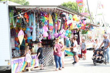 Pickerington Ohio 17 Temmuz 2021 Picktown Pooloza Festivali Oyun Salonu.