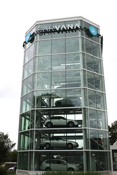 Gaithersburg Junho 2021 Carvana Auto Dealership — Fotografia de Stock