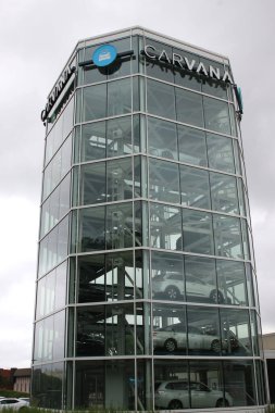 Gaithersburg MD, 26 Haziran 2021 Carvana Oto galerisi