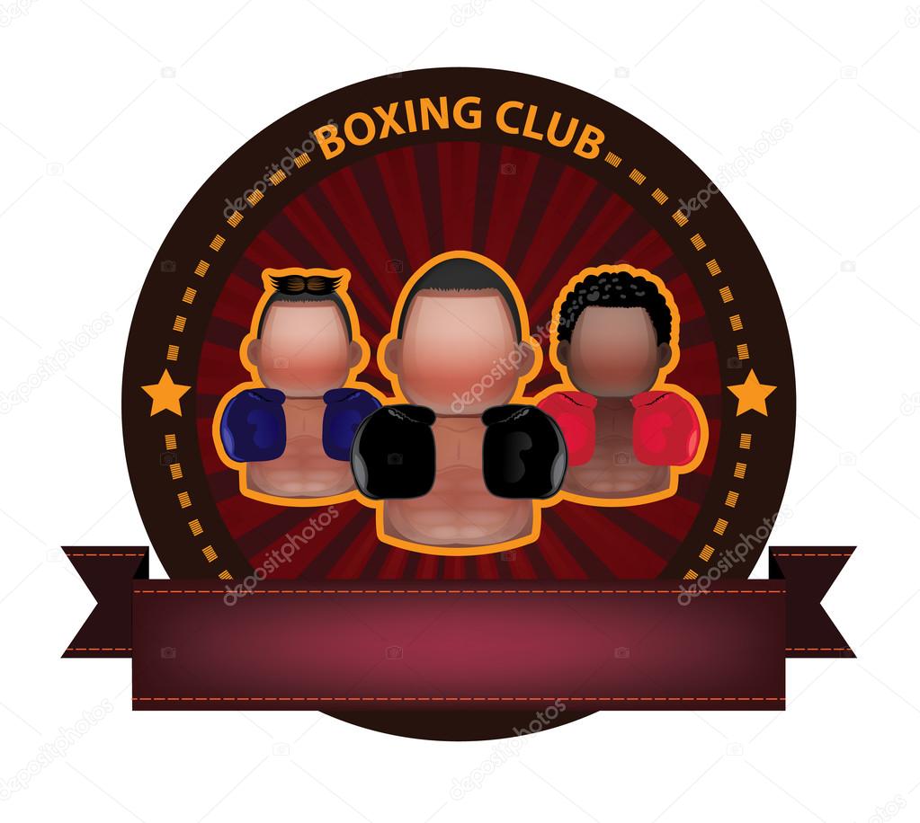 This is Boxing club banner.It's for advertising ,illustration and logo.
