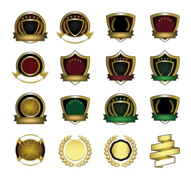 Altın logo şablonu koymak