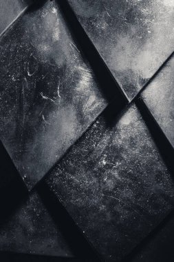 arkaplan için koyu çizik metal fotoğraf deseni