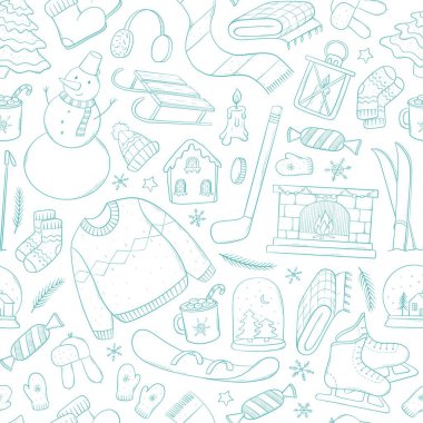 Duvar kağıtları, arka planlar, tekstil baskıları, ambalaj kağıtları, pankartlar, kırtasiye malzemeleri, tatil dekorları için karalamalar. EPS 10