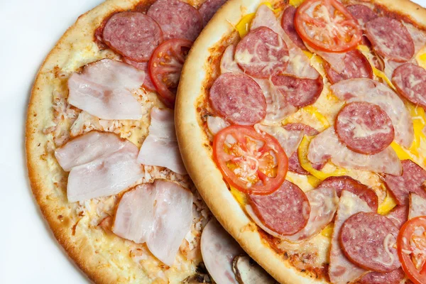 Pizza, diferentes tipos de pizzas para o menu de restaurante e pizzaria — Fotografia de Stock