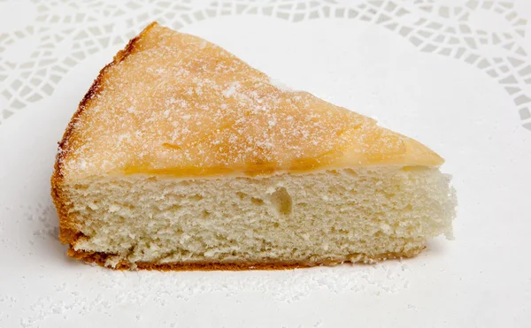 Gâteau au fromage, différents types de crème glacée et dessert — Photo