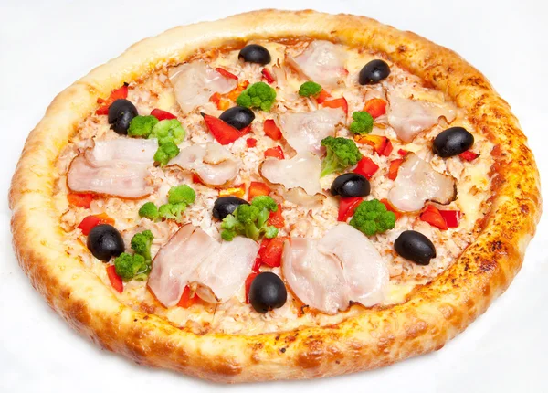 Pizza, diferentes tipos de pizzas para o menu de restaurante e pizzaria — Fotografia de Stock