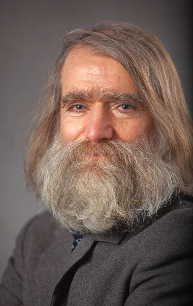 Sênior Velho Idoso Rosto Pessoas Sorrindo Madura Pessoa Idade Homem — Fotografia de Stock