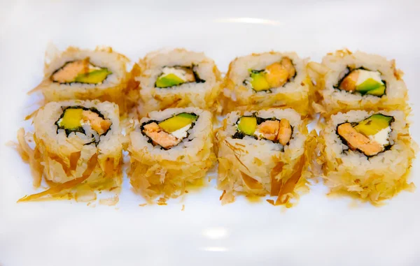 Sushi and rolls — Stock Photo, Image