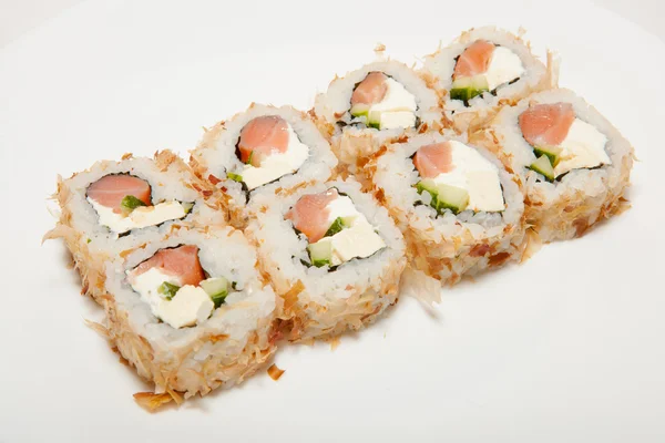 Sushi, olika typer av sushi — Stockfoto