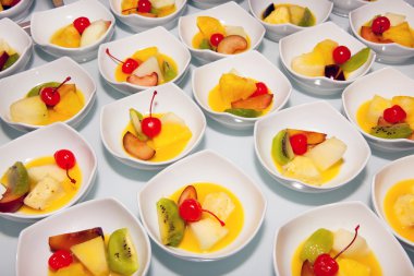 Pasta, tatlı, mus, kek, açık büfe