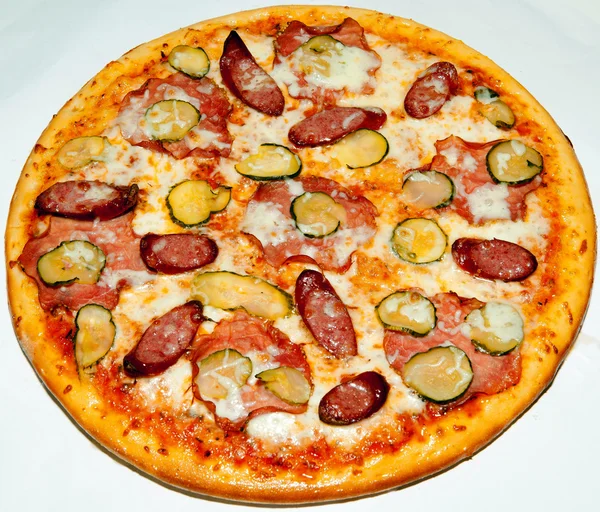 Pizza, rychlé občerstvení, umění šéfkuchaře — Stock fotografie