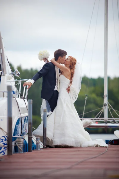 Wedding, bride and groom, love — Stock Photo, Image
