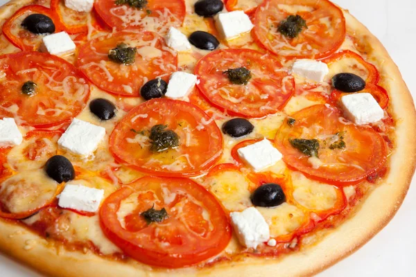 Pizza, pizze Cucina europea e americana — Foto Stock