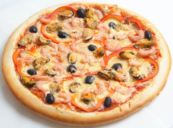 Pizza, pizze Cucina europea e americana — Foto Stock