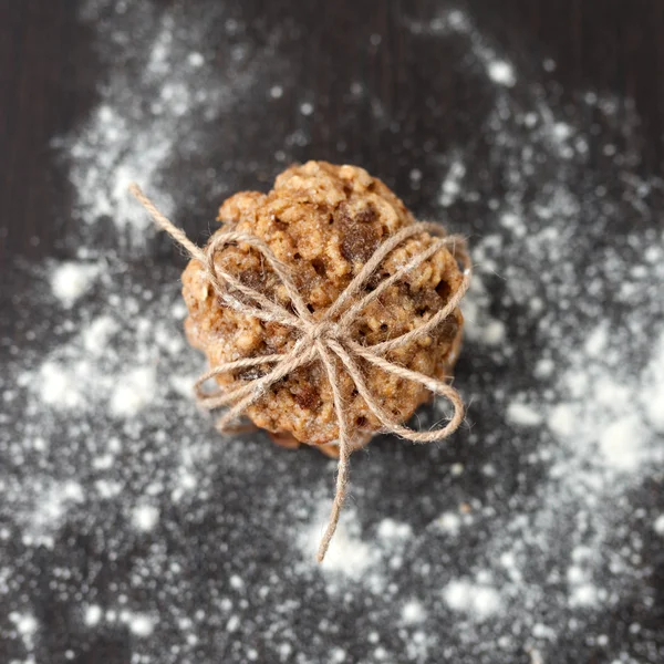 Havermoutkoekjes met rozijnen — Stockfoto