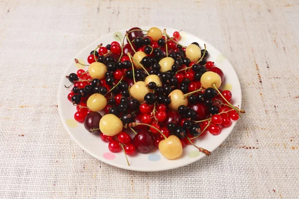 Mixed  berries in bowl — Stock Photo, Image