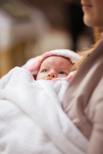 Ceremony of child christening in church — Stock Photo, Image