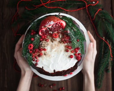 Tatil Pasta dekorasyonu ile